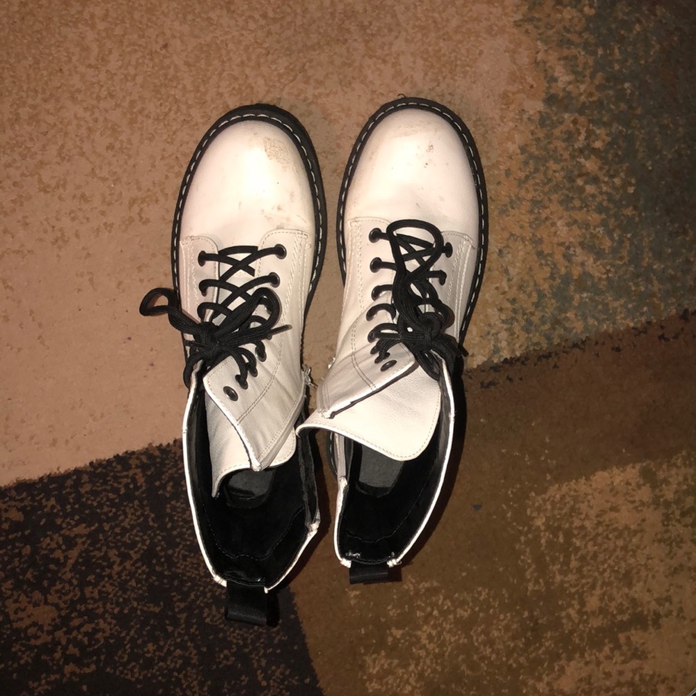 white boots